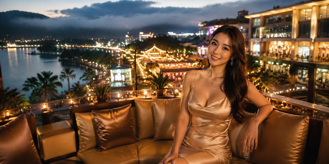 Người chơi nhận thưởng hoàn tiền hấp dẫn tại Đà Lạt trong khung cảnh chợ đêm