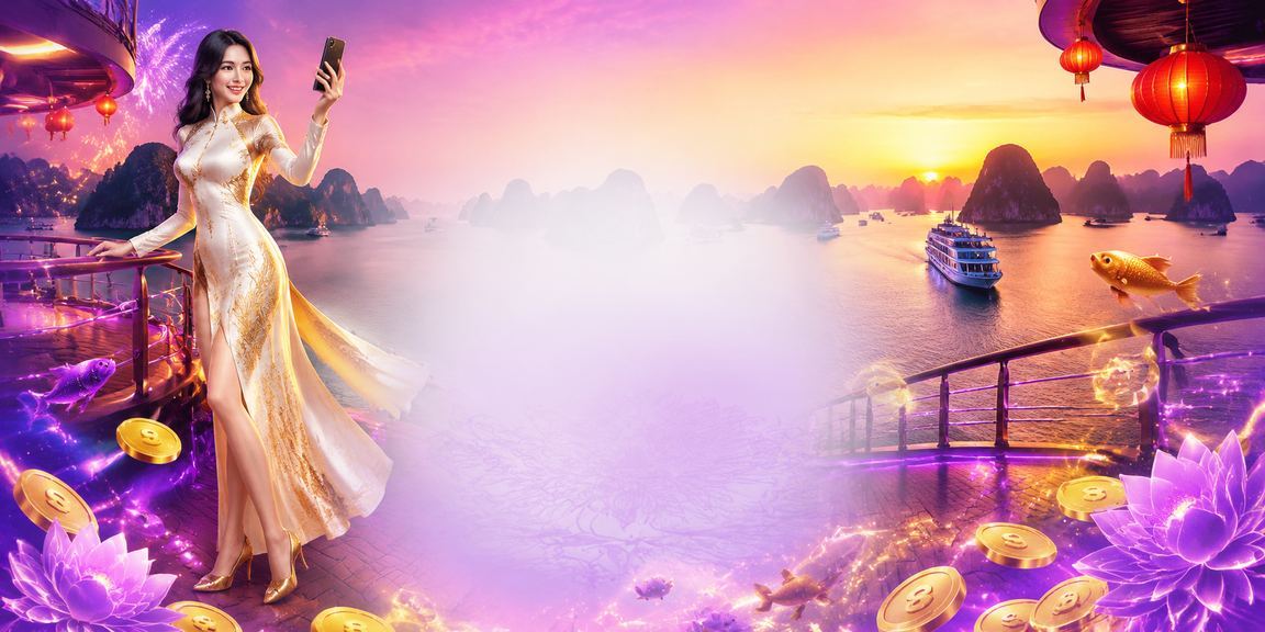 Khung cảnh casino neon sôi động tại Hạ Long Bay
